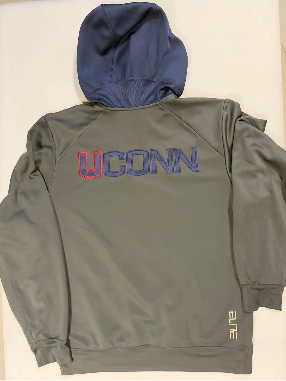 Nike UConn Huskies Elite Therma-FIT Hoodie Gray Men’s Medium NCAA